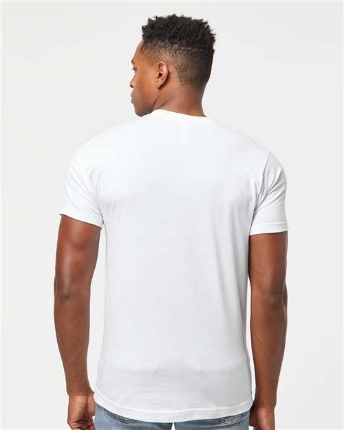 Tultex 202 Unisex Fine Jersey T-Shirt - Back view
