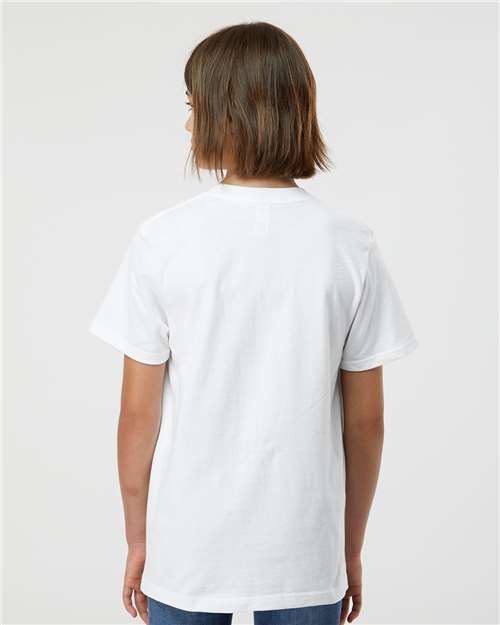 Tultex 295 Youth Heavyweight Jersey T-Shirt - Back view