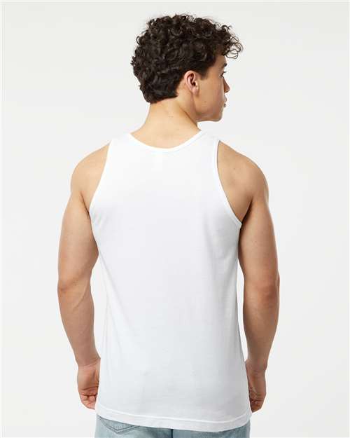 Tultex S105 Unisex Fine Jersey Tank Top - Back view