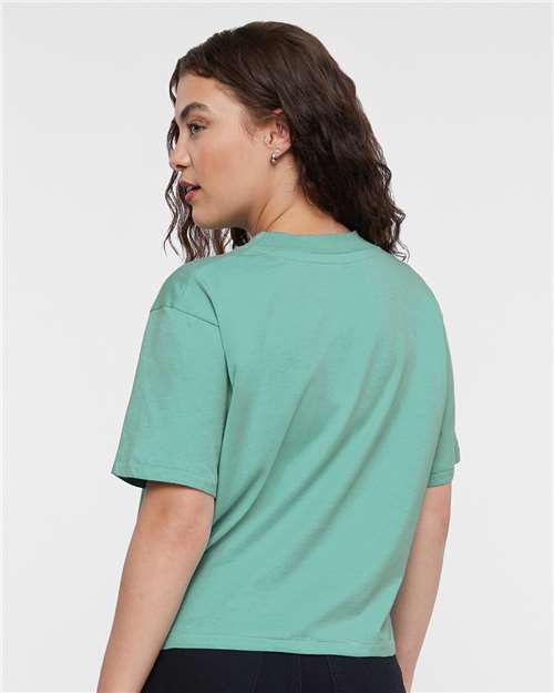 LAT 3518 Women's Boxy Tee - Back view
