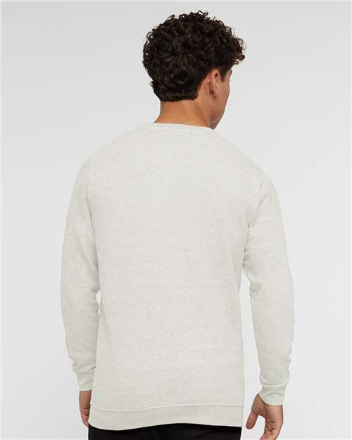 LAT 6925 Unisex Elevated Fleece Crewneck Sweatshirt - Back view