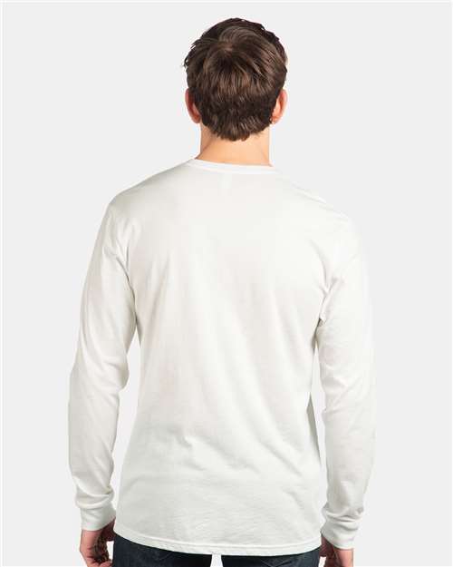 Next Level 6211 Unisex CVC Long Sleeve Tee - Back view