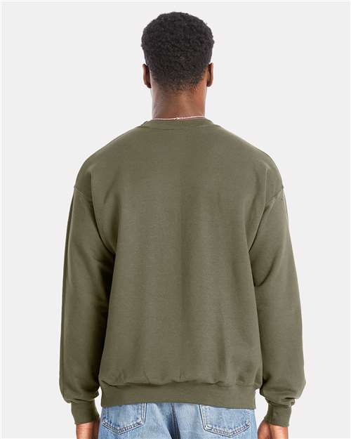 Hanes RS160 Unisex Perfect Sweats Crewneck Sweatshirt - Back view