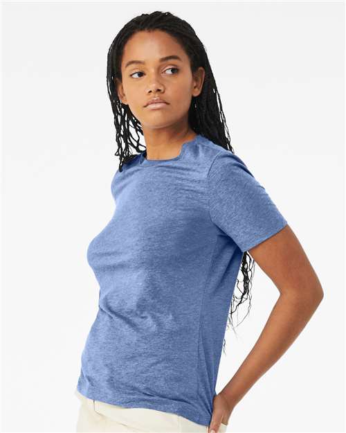 BELLA CANVAS 6413 Women?s Relaxed Fit Triblend Tee - Side view