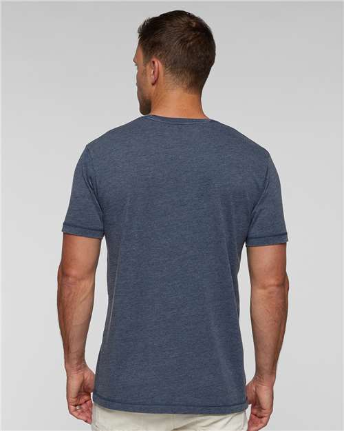 LAT 6902 Unisex Vintage Wash Tee - Back view