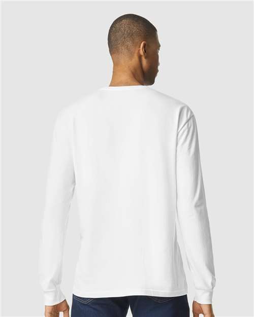 Gildan 64440CVC Unisex Softstyle? CVC Long Sleeve T-Shirt - Back view