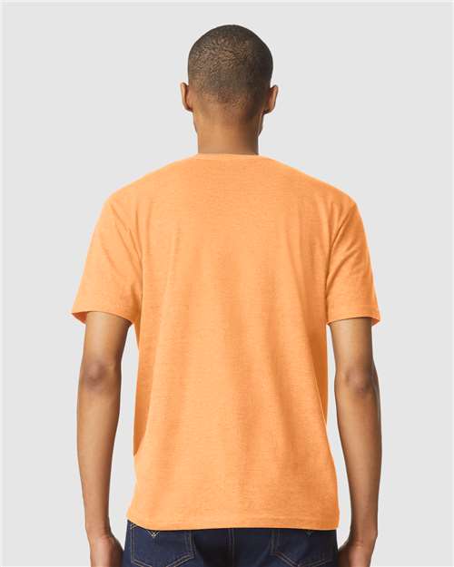 Gildan 64000CVC Unisex Softstyle? CVC T-Shirt - Back view