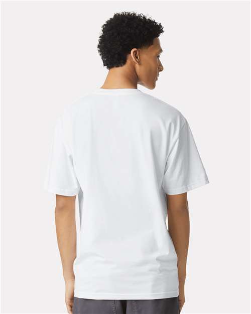 American Apparel 5389 Unisex Sueded Tee - Back view