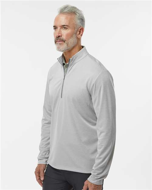 Adidas A593 Men's Space Dyed Quarter-Zip Pullover - Side view