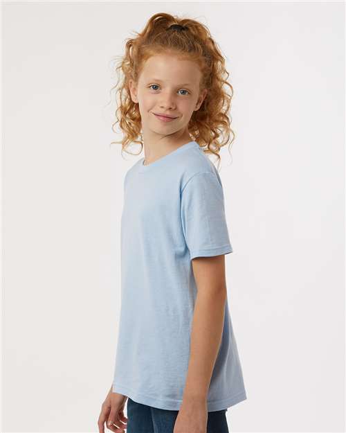 Tultex 235 Youth Fine Jersey T-Shirt - Side view