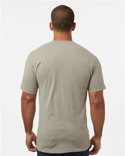 M&O 6500M Unisex Vintage Garment-Dyed T-Shirt - Back view