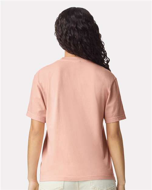 Comfort Colors 6030 Unisex Garment-Dyed Heavyweight Pocket T-Shirt - Back view