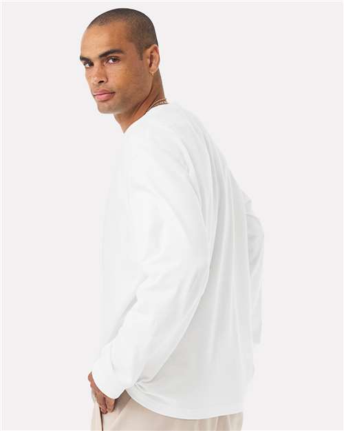 BELLA CANVAS 4651 Unisex 7.5 oz Heavyweight Long Sleeve Tee - Back view