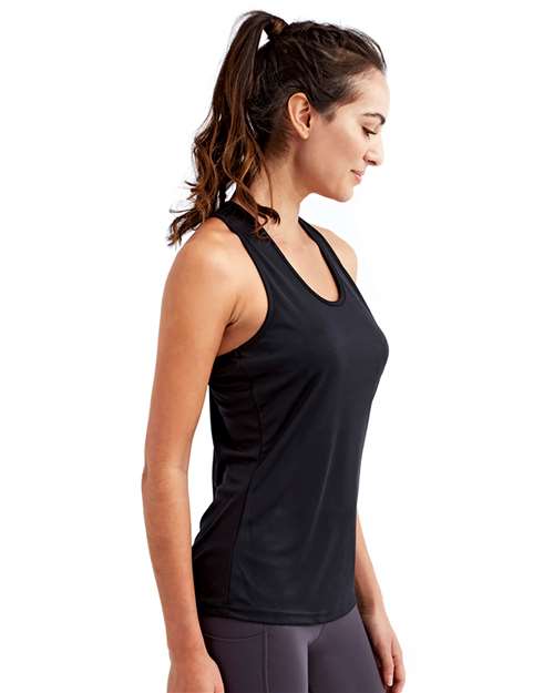 TriDri TD042 Women's Knot Back Venus Tank Top - Side view