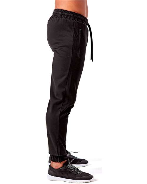 TriDri TD449 Unisex Spun Dyed Joggers - Side view