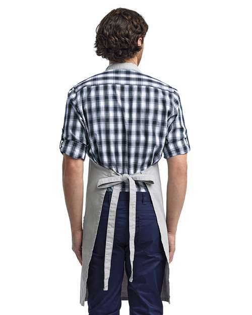Artisan Collection by Reprime RP137 Calibre Heavy Cotton Canvas Pocket Apron - Back view