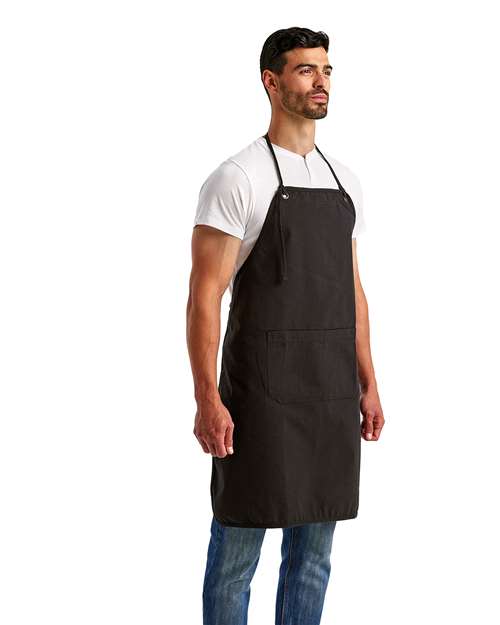 Artisan Collection by Reprime RP181 Artisan's Choice Double Pocket Canvas Apron - Side view