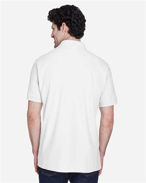 Devon & Jones D100 Men's Pima Piqu·Polo - Back view