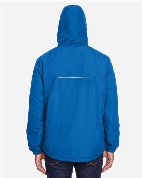 CORE365 88224 Men's Profile Fleece-Lined All-Season Jacket - Back view