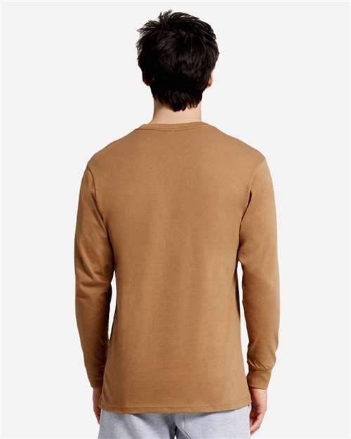 Lane Seven LS15009 Unisex Heavyweight Long Sleeve Tee - Back view