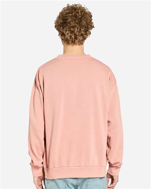 Lane Seven LS16004 Unisex Urban Crewneck Sweatshirt - Back view