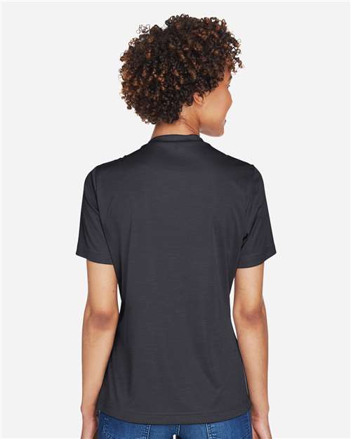 Team 365 TT11HW Women's Sonic Heather Performance T-Shirt - Back view