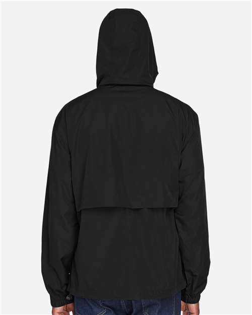 North End 88083 Men's Techno Lite Jacket - Back view