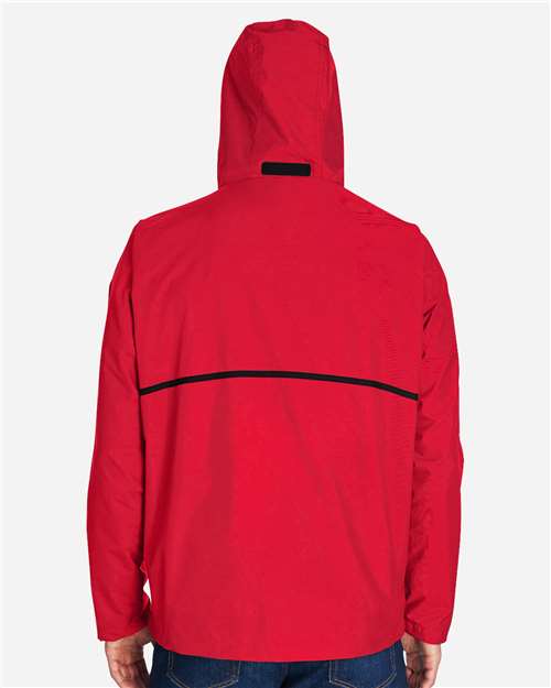 Team 365 TT70 Unisex Conquest Jacket with Mesh Lining - Back view