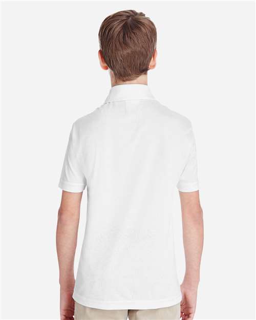Team 365 TT51Y Youth Zone Performance Polo - Back view