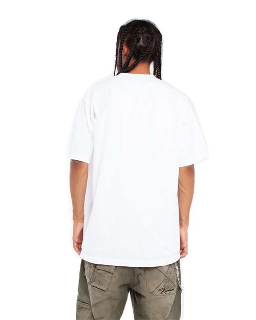 Shaka Wear SHGD Unisex Max Heavyweight Garment-Dyed Tee - Back view