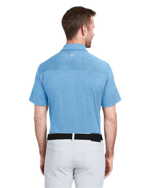 vineyard vines G011146 Men's Destin Stripe Sankaty Polo - Back view