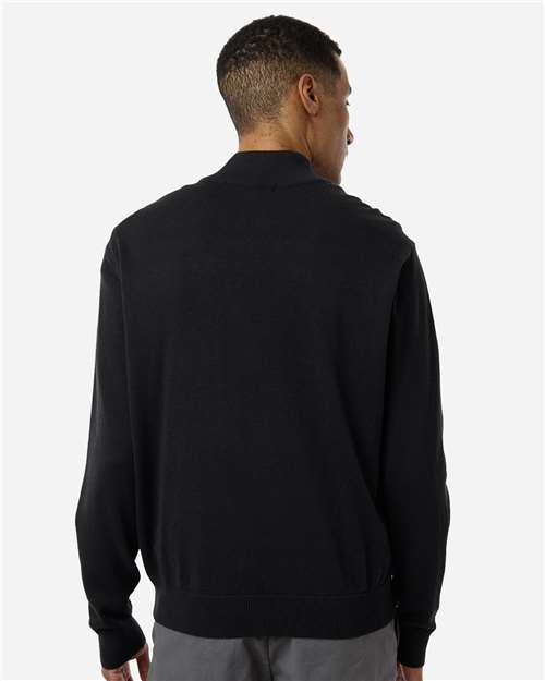 Devon & Jones DG446 Men's New Classics Quarter-Zip Sweater - Back view