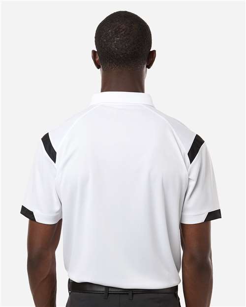Badger 3350 Unisex On the Rise Polo - Back view