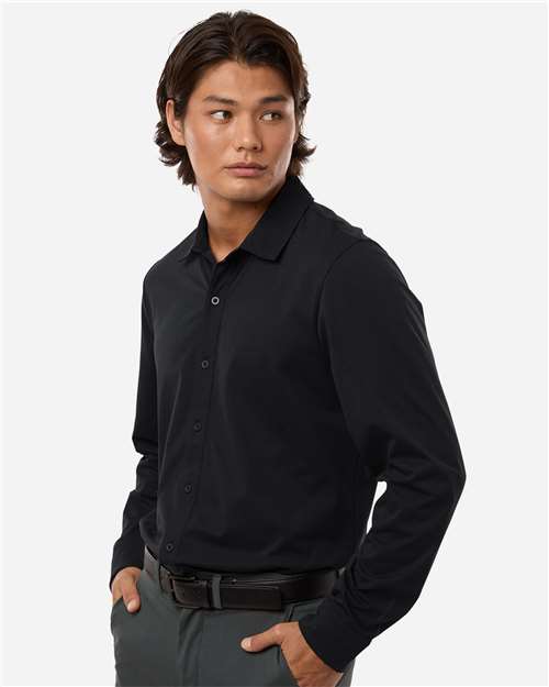 AllPro 41SPLS Men's Pro-Flex Sorona? Button Down Shirt - Side view
