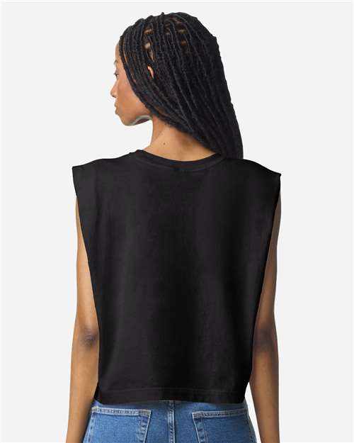American Apparel 307GD Women's Heavyweight Cotton Garment-Dyed Muscle Tee - Back view