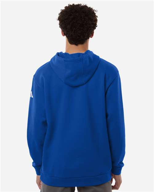 Adidas AT203 Men's Fleece Hooded Sweatshirt - Back view