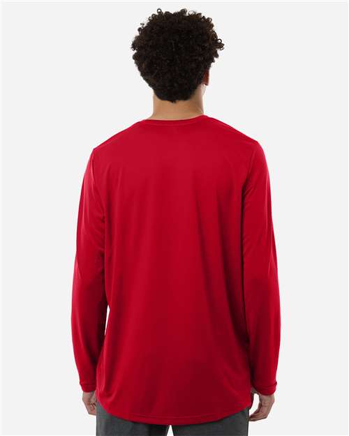 Adidas AT104 Men's Pregame Long Sleeve T-Shirt - Back view
