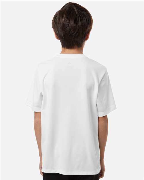 Adidas AT103 Youth Pregame T-Shirt - Back view