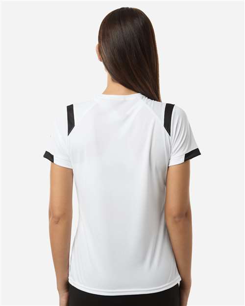 Badger 4380 Women's On The Rise T-Shirt - Back view