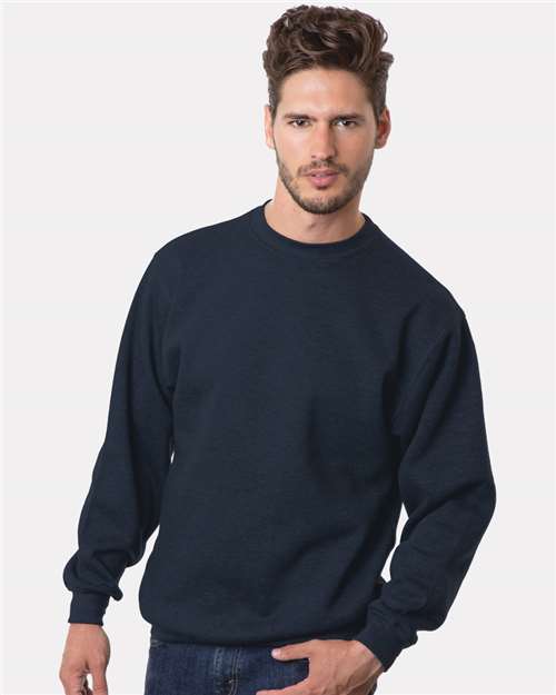 Bayside 1102 Unisex USA-Made Crewneck Sweatshirt - Front view