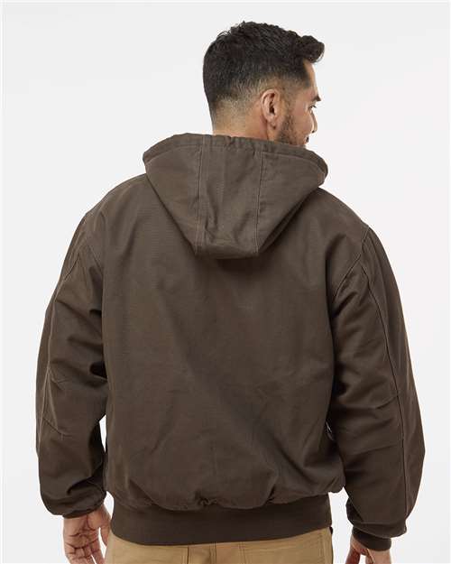 DRI DUCK 5020 Poplin Cook Shirt with Gripper Closures - Back view