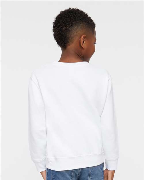 Rabbit Skins 3317 Toddler Fleece Crewneck Sweatshirt - Back view