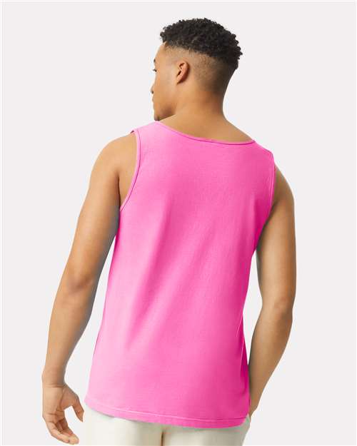 Comfort Colors 9360 Unisex Garment-Dyed Heavyweight Tank Top - Back view