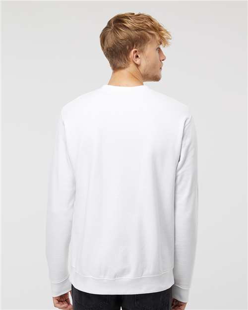 Independent Trading Co. SS3000 Unisex Midweight Crewneck Sweatshirt - Back view