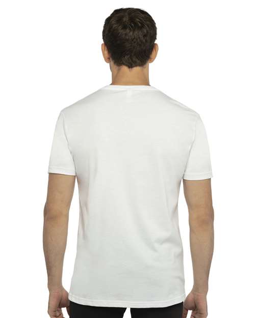 Next Level 3200 Unisex Three-Quarter Sleeve Baseball Tee - Back view