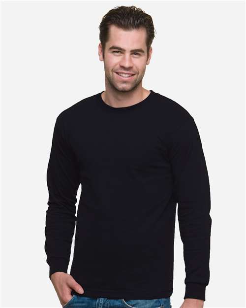 Bayside 5060 Unisex USA-Made Long Sleeve T-Shirt - Front view