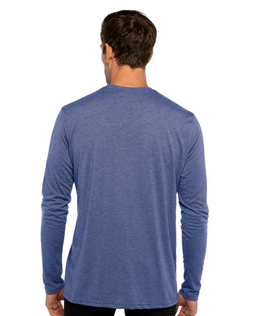 Next Level 6071 Unisex Triblend Long Sleeve Tee - Back view