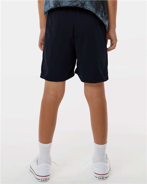 Augusta Sportswear 1426 Youth Octane Shorts - Back view