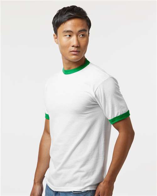 Augusta Sportswear 710 Unisex 50/50 Ringer T-Shirt - Side view