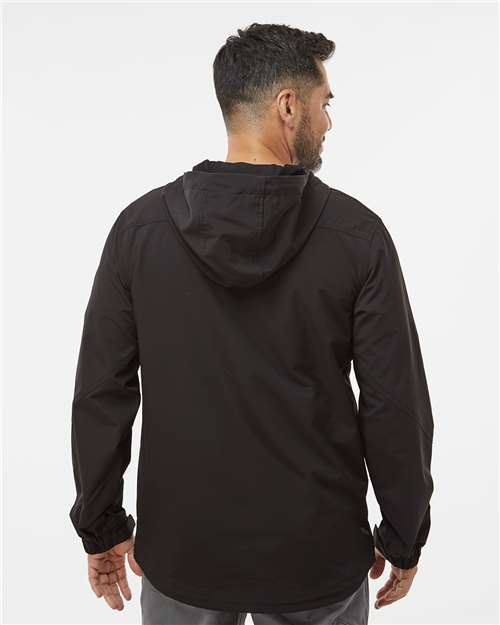 DRI DUCK 5310 Men's Apex Soft Shell Hooded Jacket - Back view